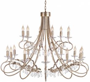Светильник  потолочный подвесной (Люстра) Elstead Lighting Christina, CRT18 SIL/GOLD