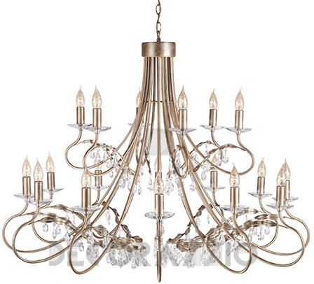Светильник потолочный подвесной (Люстра) Elstead Lighting Christina - CRT18 SIL/GOLD
