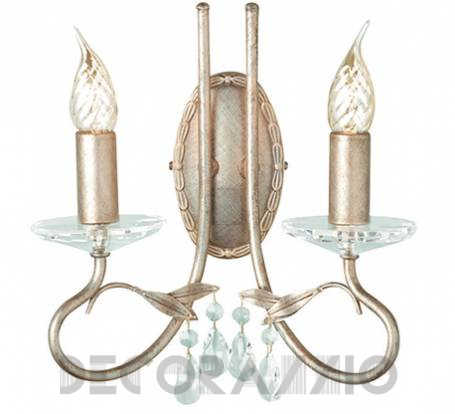 Светильник настенный накладной (Бра) Elstead Lighting Christina - CRT2 SILVER/GOLD