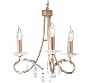 Светильник  потолочный подвесной (Люстра) Elstead Lighting Christina, CRT3 SILVER/GOLD