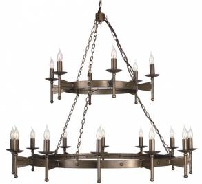 Светильник  потолочный подвесной (Люстра) Elstead Lighting Cromwell, CW18 OLD BRZ