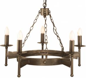 Светильник  потолочный подвесной (Люстра) Elstead Lighting Cromwell, CW5 OLD BRZ