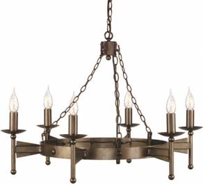 Светильник  потолочный подвесной (Люстра) Elstead Lighting Cromwell, CW6 OLD BRZ