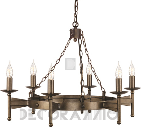 Светильник  потолочный подвесной (Люстра) Elstead Lighting Cromwell - CW6 OLD BRZ