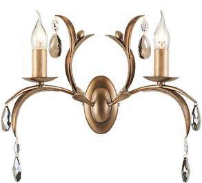 Светильник  настенный накладной (Бра) Elstead Lighting Lily, LL2 ANT BRZ