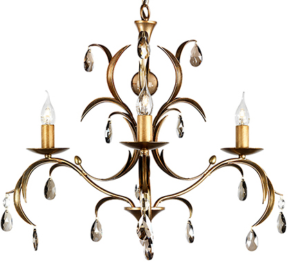 Светильник  потолочный подвесной (Люстра) Elstead Lighting Lily - LL3 ANT BRZ