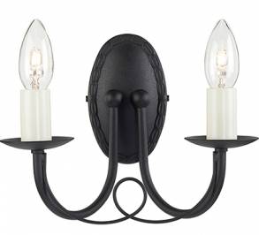 Светильник  настенный накладной (Бра) Elstead Lighting Minster, MN2 BLACK