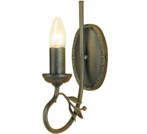 Светильник  настенный накладной (Бра) Elstead Lighting Olivia, OV1 BLK/GOLD