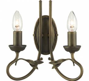 Светильник  настенный накладной (Бра) Elstead Lighting Olivia, OV2 BLK/GOLD