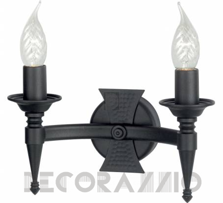 Светильник настенный накладной (Бра) Elstead Lighting Saxon - SAX2 BLK