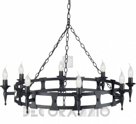 Светильник потолочный подвесной (Люстра) Elstead Lighting Saxon - SAX8 BLK