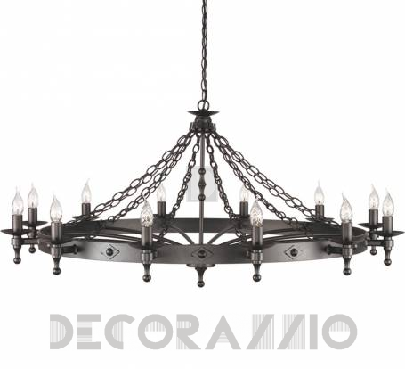 Светильник  потолочный подвесной (Люстра) Elstead Lighting Warwick - WR12 GRAPHITE