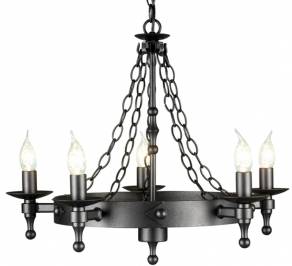 Светильник  потолочный подвесной (Люстра) Elstead Lighting Warwick, WR5 GRAPHITE