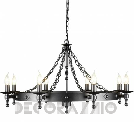 Светильник потолочный подвесной (Люстра) Elstead Lighting Warwick - WR8 GRAPHITE