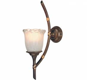 Светильник  настенный накладной (Бра) Elstead Lighting Bamboo, BB1 BRZ PATINA