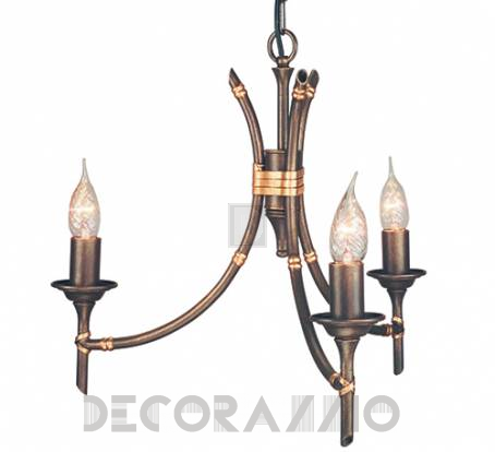 Светильник  потолочный подвесной (Люстра) Elstead Lighting Bamboo - BB3 BRZ PATINA