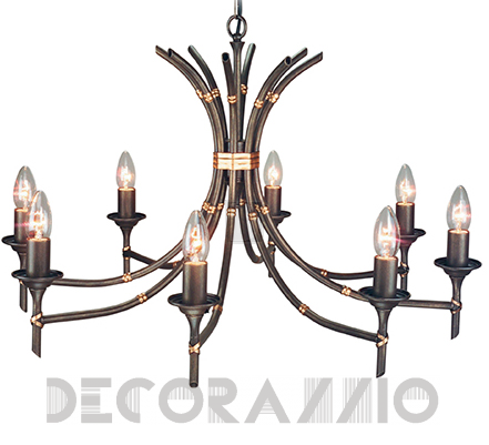 Светильник  потолочный подвесной (Люстра) Elstead Lighting Bamboo - BB8 BRZ PATINA