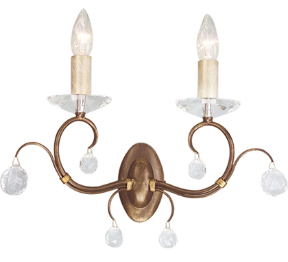 Светильник  настенный накладной (Бра) Elstead Lighting Lunetta - LUN2 BRONZE