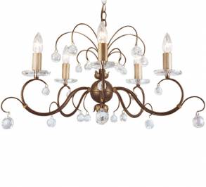 Светильник  потолочный подвесной (Люстра) Elstead Lighting Lunetta, LUN5 BRONZE