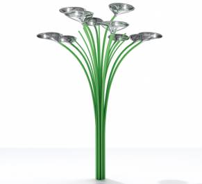 Светильник уличный напольный врезной (Уличный фонарь) Artemide Solar Tree, Solar Tree LED 2nd generation