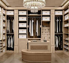 Шкаф гардеробный Pregno Riverside, riverside-walk-in-closet