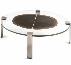 Кофейный, журнальный столик VG New Trend Glass And Wood, 7511925.70