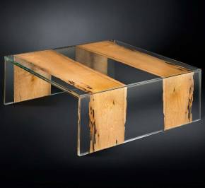 Кофейный, журнальный столик VG New Trend Glass And Wood, 7511779.00
