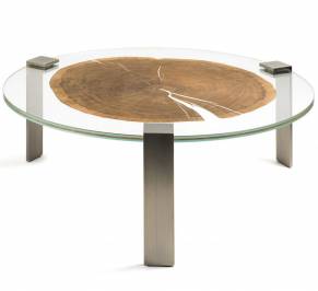 Кофейный, журнальный столик VG New Trend Glass And Wood, 7511923.80