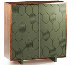 Бар Mambo Unlimited Ideas Lewis, lewis-bar-cabinet-green