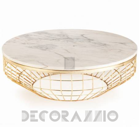 Кофейный, журнальный столик Mambo Unlimited Ideas New Air - new-air-center-table-brass