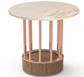 Кофейный, журнальный столик Mambo Unlimited Ideas Eileen, eileen-coffee-table-copper
