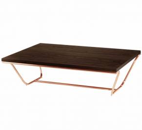 Кофейный, журнальный столик Mambo Unlimited Ideas Soul, soul-center-table-dark-walnut