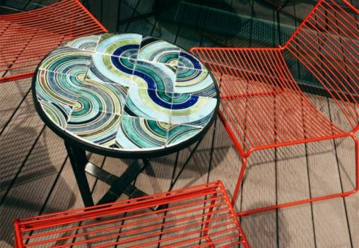 Кофейный, журнальный столик Mambo Unlimited Ideas Caldas - caldas-round-coffee-table