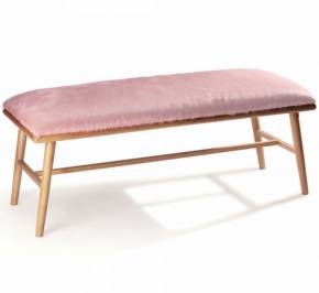 Банкетка Mambo Unlimited Ideas Nano, nano-bench-pink