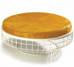 Кофейный, журнальный столик Mambo Unlimited Ideas Air, air-upholstery-center-table-mustard