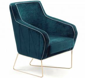 Кресло Mambo Unlimited Ideas Croix, croix-i-armchair-petrol