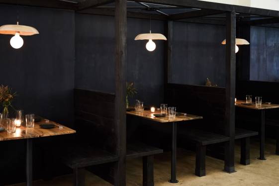 Нестандартный интерьер японского ресторана в Нью-Йорке