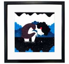 Картина Mambo Unlimited Ideas Illustration, infinity-above-the-sky-black