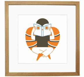 Картина Mambo Unlimited Ideas Illustration, evening-reading-boy