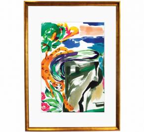 Картина Mambo Unlimited Ideas Illustration, abstract-gold