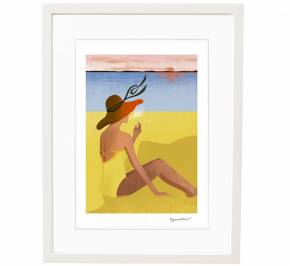 Картина Mambo Unlimited Ideas Illustration, bonjour-tristesse-white