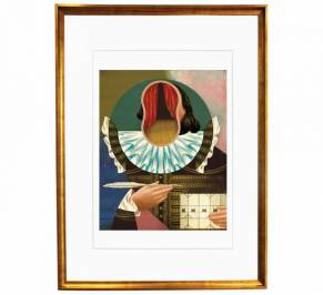Картина Mambo Unlimited Ideas Illustration, shakespeare-gold