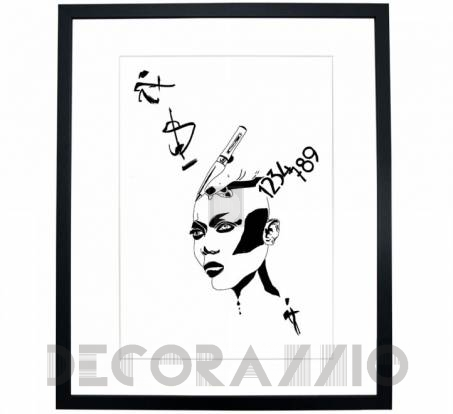 Картина Mambo Unlimited Ideas Illustration - mulher-com-caneta-black