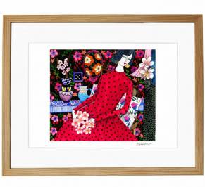 Картина Mambo Unlimited Ideas Illustration, almond-blossom-II-natural
