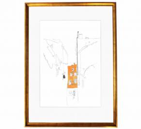 Картина Mambo Unlimited Ideas Illustration, neighbours-gold