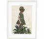 Картина Mambo Unlimited Ideas Illustration - girl-and-plants-white