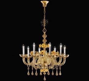 Светильник  потолочный подвесной (Люстра) De Majo Veneziano, MADRIGALESCO K8