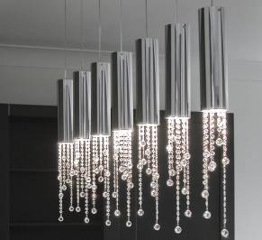 Светильник  потолочный подвесной (Люстра) Ilfari Sexy Crystals, 12264