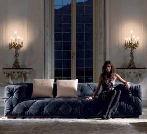 Диван Longhi Must, W 500 blue