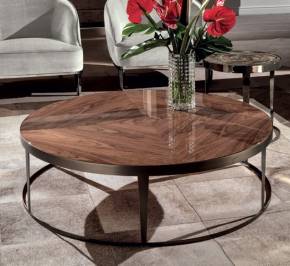 Кофейный, журнальный столик Longhi Amadeus, Y 715 walnut